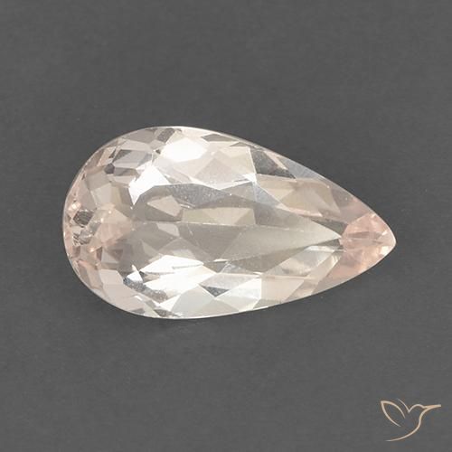 1.21ct 天然 サーモンピンク モルガナイト, 洋梨の形, VS