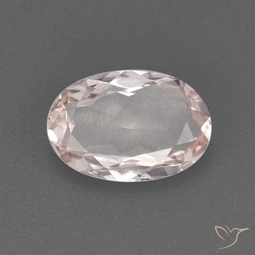 0.77ct 天然 フラミンゴピンク モルガナイト, 楕円形, VVS-VS