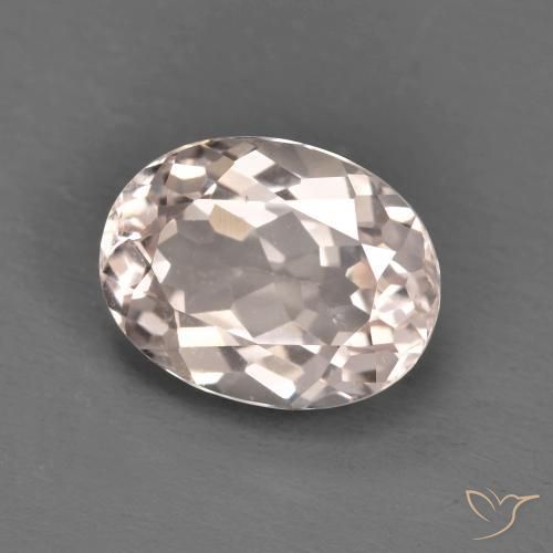 1.72ct 天然 ライトピンク モルガナイト, 楕円形, VS