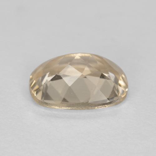 1.14カラットの天然クリームモルガナイト（8.1×6 mm・クッションカット）