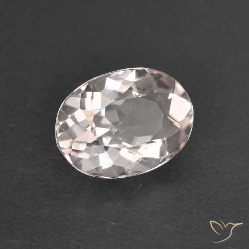 0.99ct 天然 ライトピンク モルガナイト, 楕円形, VVS