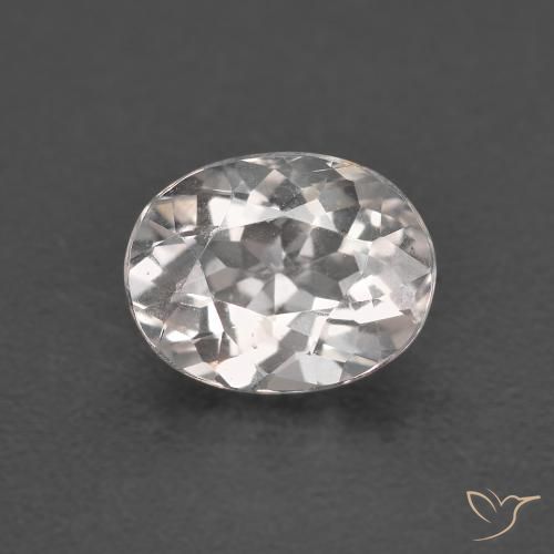 0.94ct 天然 非常に薄いピンク モルガナイト, 楕円形, VS