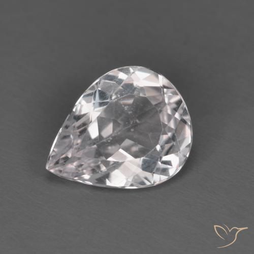 1.46ct 天然 ライトピンク モルガナイト, 洋梨の形, VVS-VS