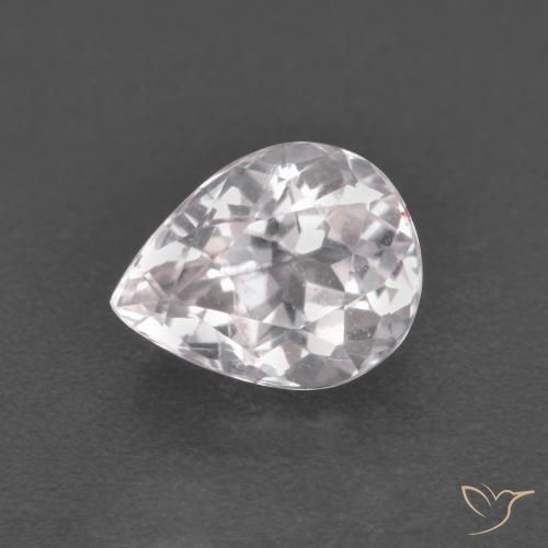 1.11ct 天然 ライトピンク モルガナイト, 洋梨の形, VS