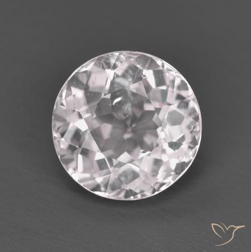 1.61ct 天然 ライトピンク モルガナイト, ラウンド, VS