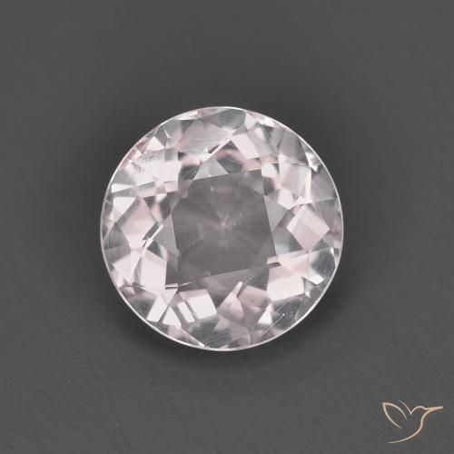 1.18ct 天然 ライトピンク モルガナイト, ラウンド, VS