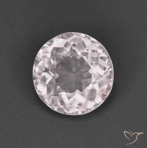 1.32ct 天然 ライトピンク モルガナイト, ラウンド, VS