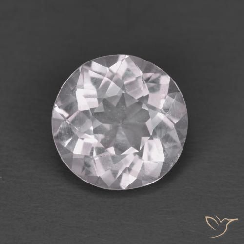 1.24ct 天然 ライトピンク モルガナイト, ラウンド, VS