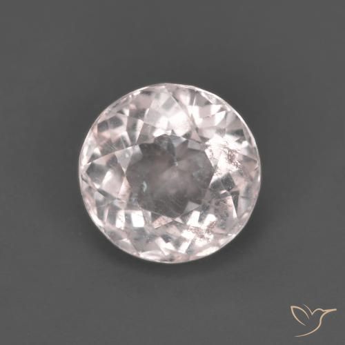 1.40ct 天然 ライトピンク モルガナイト, ラウンド, VS-SI