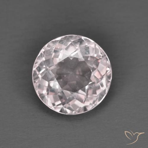 1.47ct 天然 ライトピンク モルガナイト, ラウンド, VVS-VS
