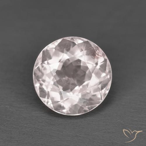 1.38ct 天然 ライトピンク モルガナイト, ラウンド, VS