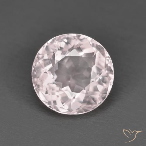 1.61ct 天然 ライトピンク モルガナイト, ラウンド, VS