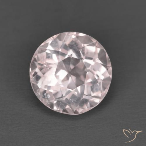 1.63ct 天然 ライトピンク モルガナイト, ラウンド, VS
