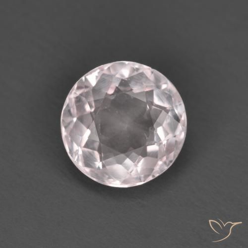 1.36ct 天然 ライトピンク モルガナイト, ラウンド, VS
