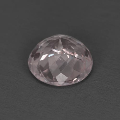 1.60カラットの天然フラミンゴピンクモルガナイト（7.78 mm・ラウンドカット）