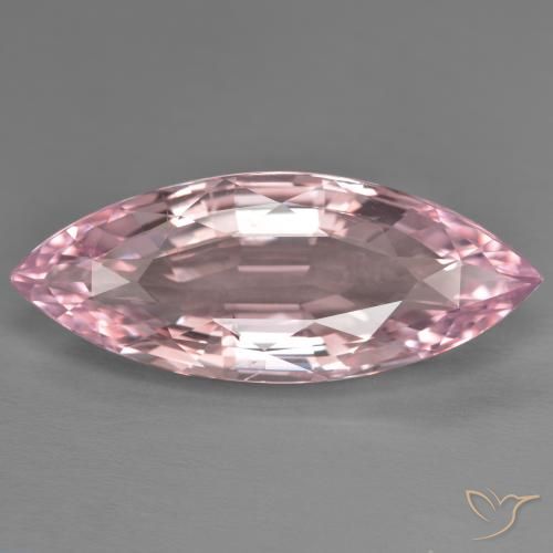 13.37ct 天然 薄いバブルガムピンク モルガナイト, マーキーズ, VS