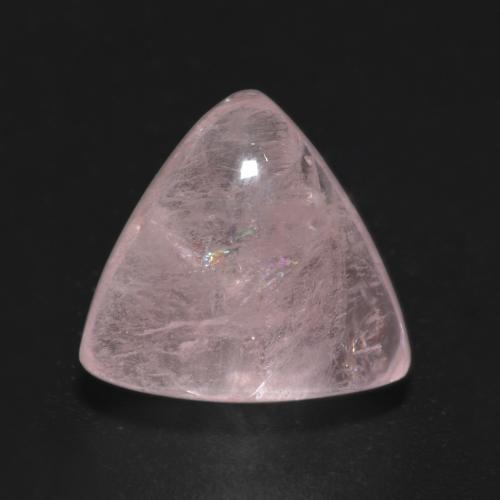 5.55カラットの天然ローズピンクモルガナイト（12.4×11.8 mm・トリリアント）