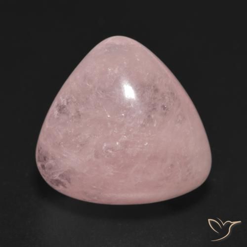 12.36ct 天然 ミディアム薄いピンク モルガナイト, トリリオン, 半透明