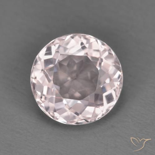 1.51ct 天然 ライトピンク モルガナイト, ラウンド, VS