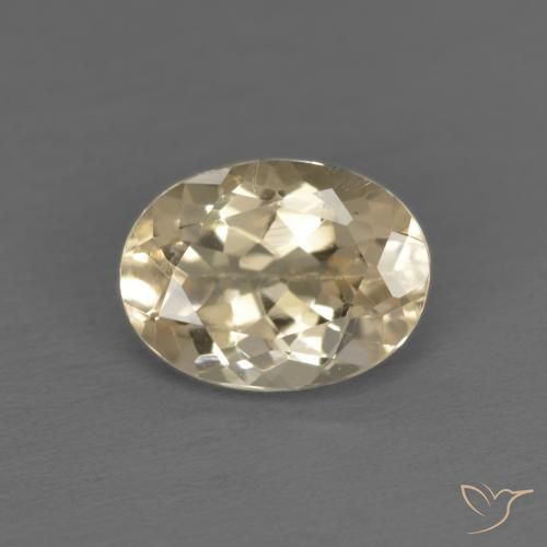 1.15ct 天然 クリーム色 モルガナイト, 楕円形, VS