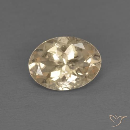 0.94ct 天然 クリーム色 モルガナイト, 楕円形, VS