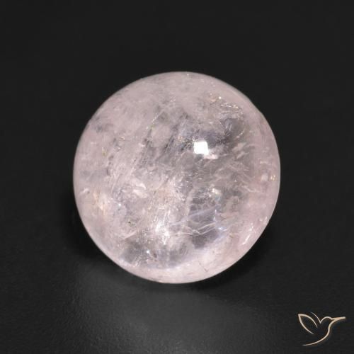 2.82ct 天然 フラミンゴピンク モルガナイト, ラウンド, 透明