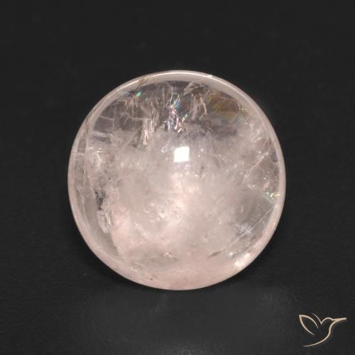 3.88ct 天然 コーラルピンク モルガナイト, ラウンド, 透明