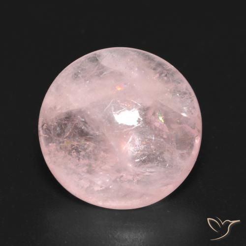 5.97ct 天然 ライトピンク モルガナイト, ラウンド, 透明