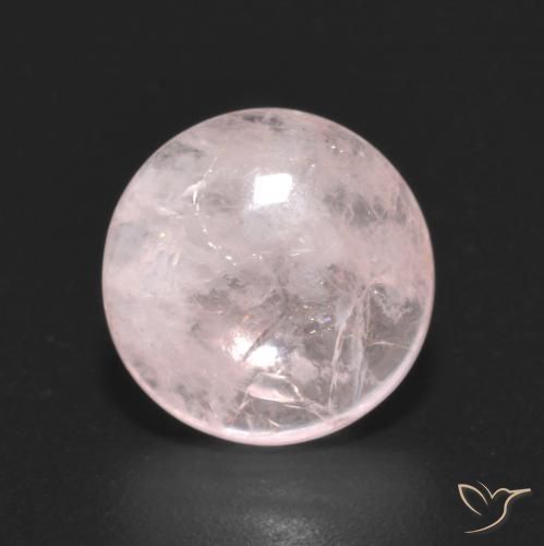 3.09ct 天然 フラミンゴピンク モルガナイト, ラウンド, 透明