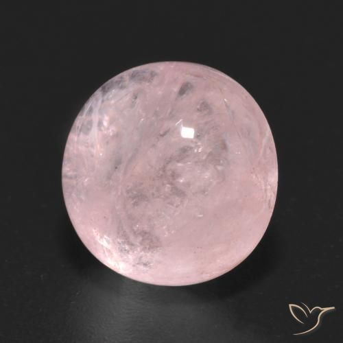 4.58ct 天然 コーラルピンク モルガナイト, ラウンド, 透明