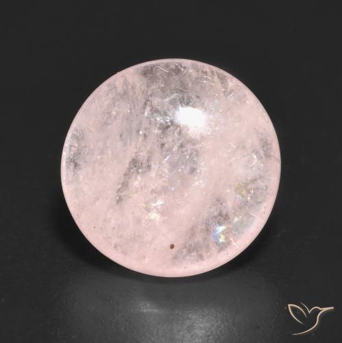 5.69ct 天然 ライトピンク モルガナイト, ラウンド, 透明