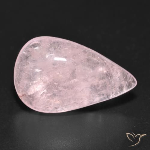 10.42ct 天然 ミディアム薄いピンク モルガナイト, 洋梨の形, 透明