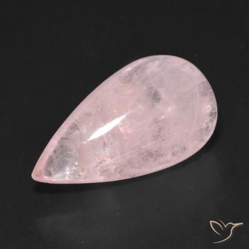 9.32ct 天然 ローズピンク モルガナイト, 洋梨の形, 透明
