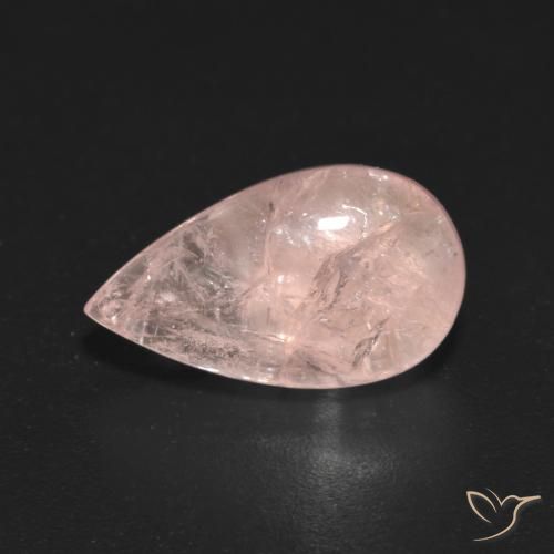 3.66ct 天然 ライトピンク モルガナイト, 洋梨の形, 透明
