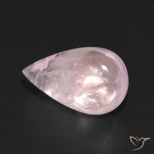 5.30ct 天然 ローズピンク モルガナイト, 洋梨の形, 透明