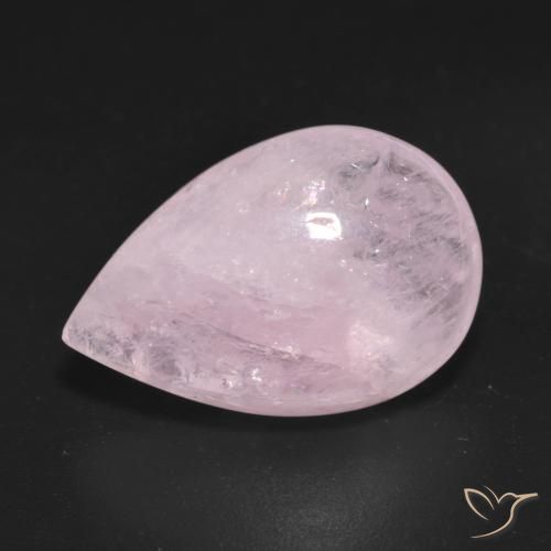 9.65ct 天然 バブルガムピンク モルガナイト, 洋梨の形, 透明
