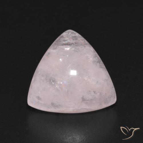 5.47ct 天然 非常に薄いピンク モルガナイト, トリリオン, 透明
