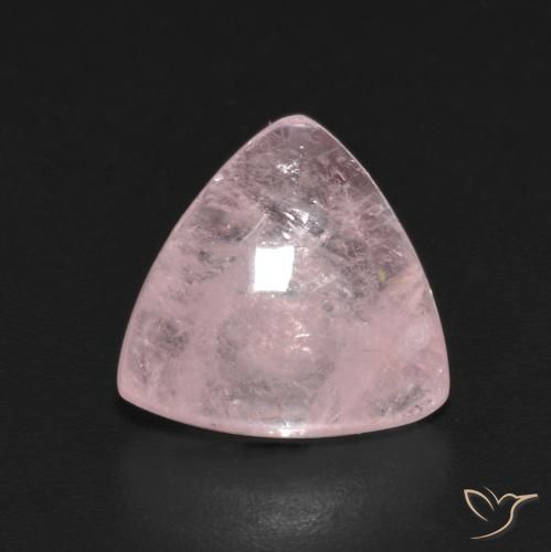 3.93ct 天然 コーラルピンク モルガナイト, トリリオン, 透明