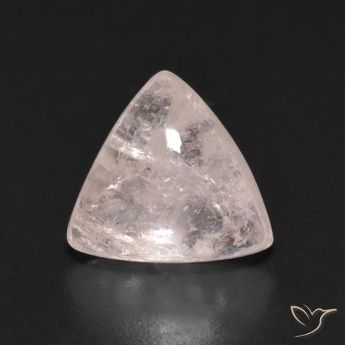3.09ct 天然 ライトピンク モルガナイト, トリリオン, 透明