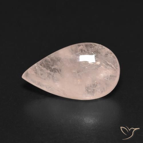 3.58ct 天然 ローズピンク モルガナイト, 洋梨の形, 透明