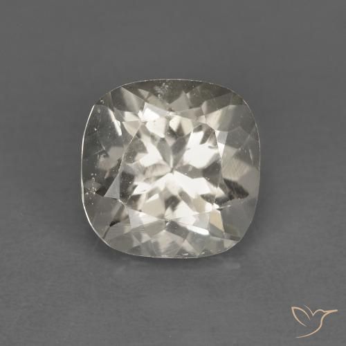 0.95ct 天然 ライトイエロー モルガナイト, クッション, VS