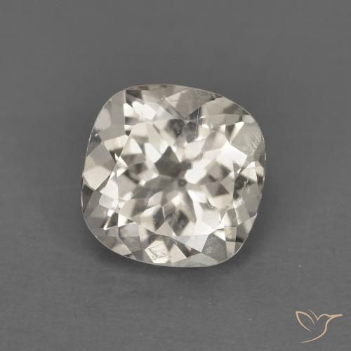 0.82ct 天然 ライトイエロー モルガナイト, クッション, VS