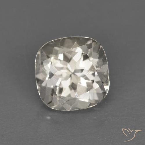 0.84ct 天然 ライトイエロー モルガナイト, クッション, VS