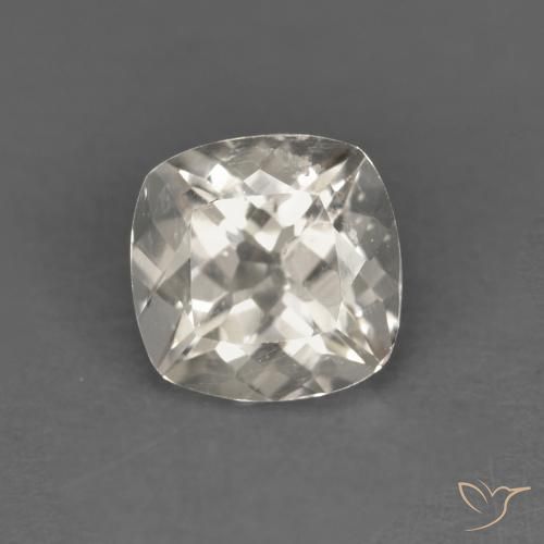 0.82ct 天然 ライトゴールド モルガナイト, クッション, VS