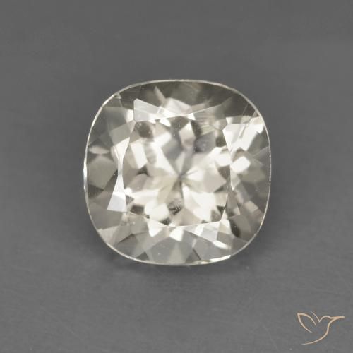 0.99ct 天然 ライトゴールド モルガナイト, クッション, VS