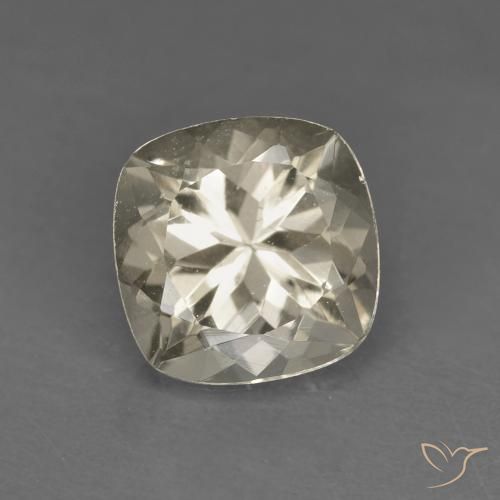 1.05ct 天然 ライトゴールド モルガナイト, クッション, VS