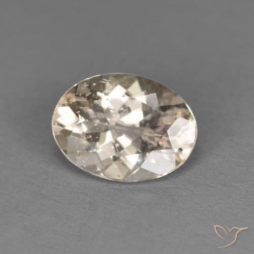 1.02ct 天然 ライトゴールド モルガナイト, 楕円形, VS
