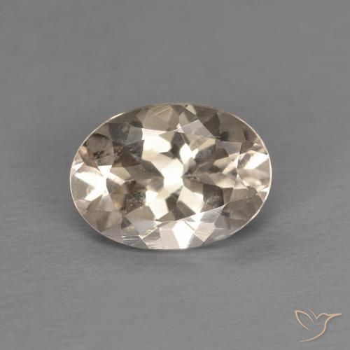 1.12ct 天然 ライトゴールド モルガナイト, 楕円形, VVS-VS