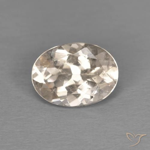 1.08ct 天然 ライトゴールド モルガナイト, 楕円形, VS
