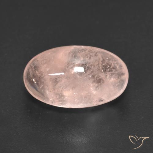 5.55ct 天然 インディアンレッド モルガナイト, 楕円形, 半透明